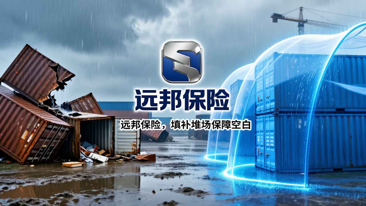 货到堆场未上船，受损谁负责？远邦甄选货运险仓至仓保障