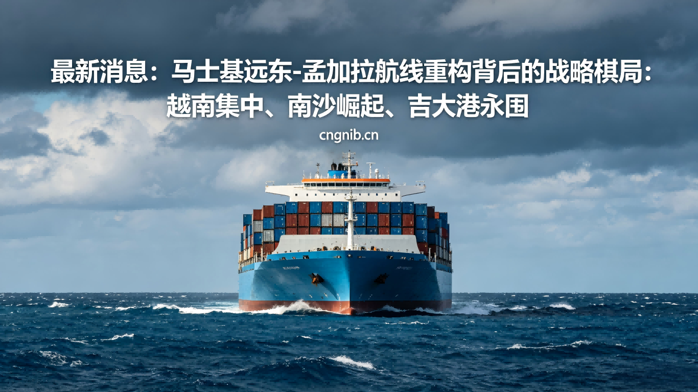 马士基航线大换血，涉及SH1、SH2、SH3和IA7四条核心航线，南沙取代高雄，吉大港雷打不动